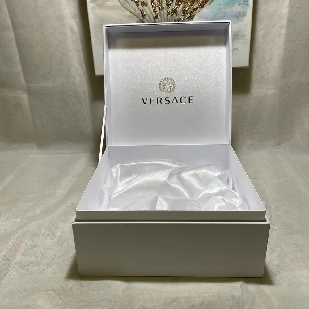 Versace White Box with Gold Versace Logo